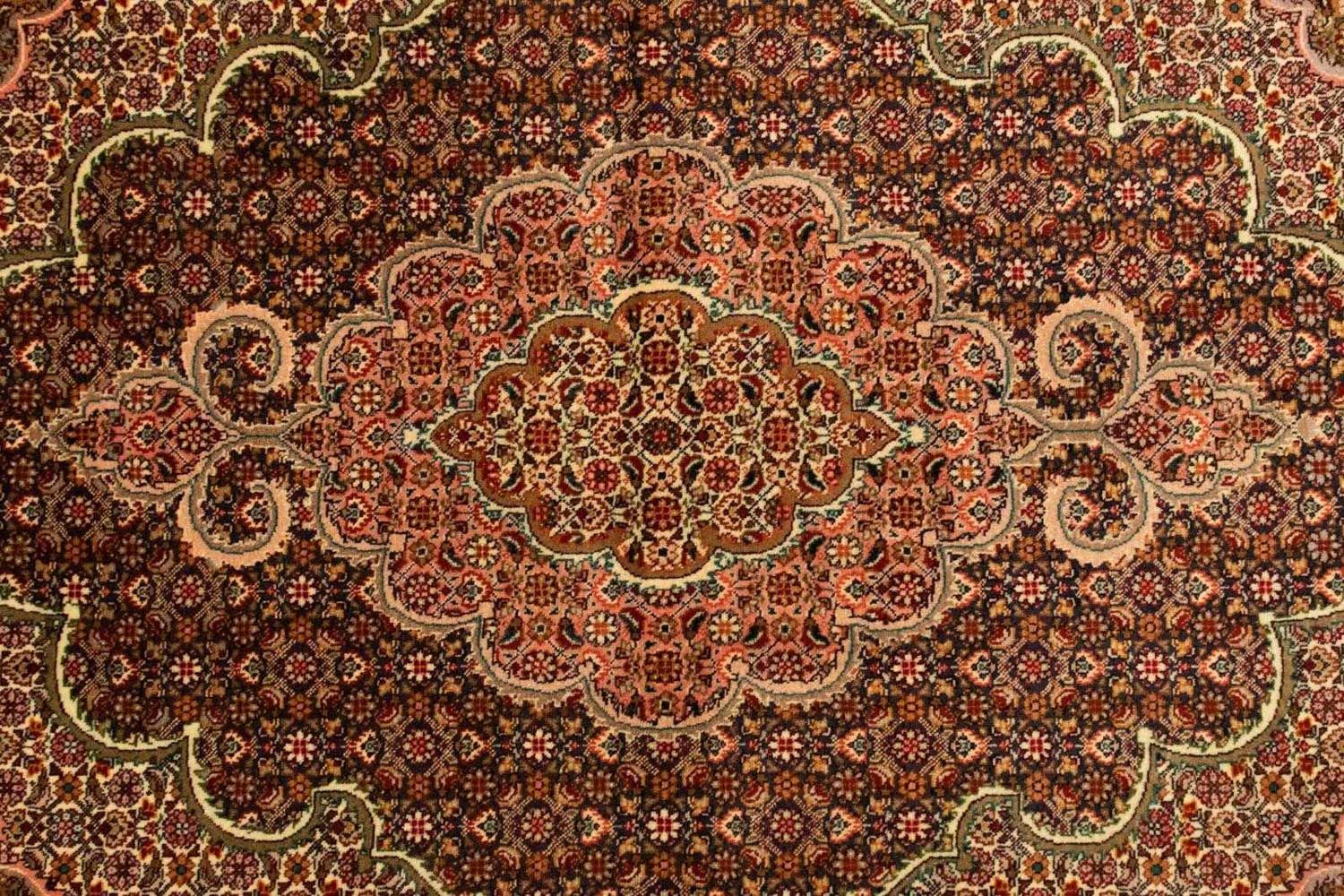 Tapis persan - Tabriz - Royal - 148 x 103 cm - bleu foncé