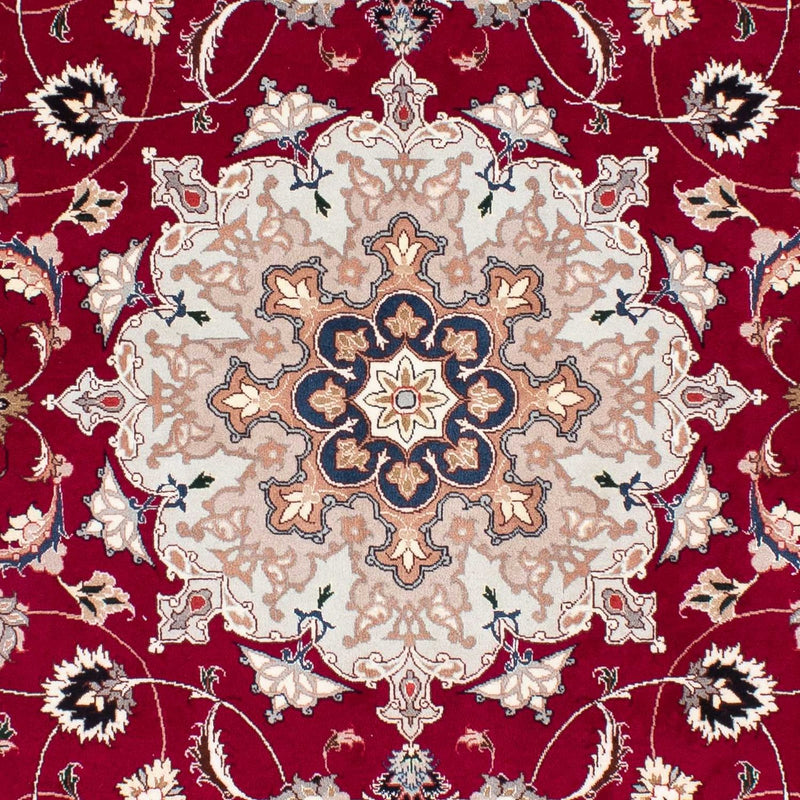 Tapis persan - Tabriz - Royal - 238 x 166 cm - rouge foncé