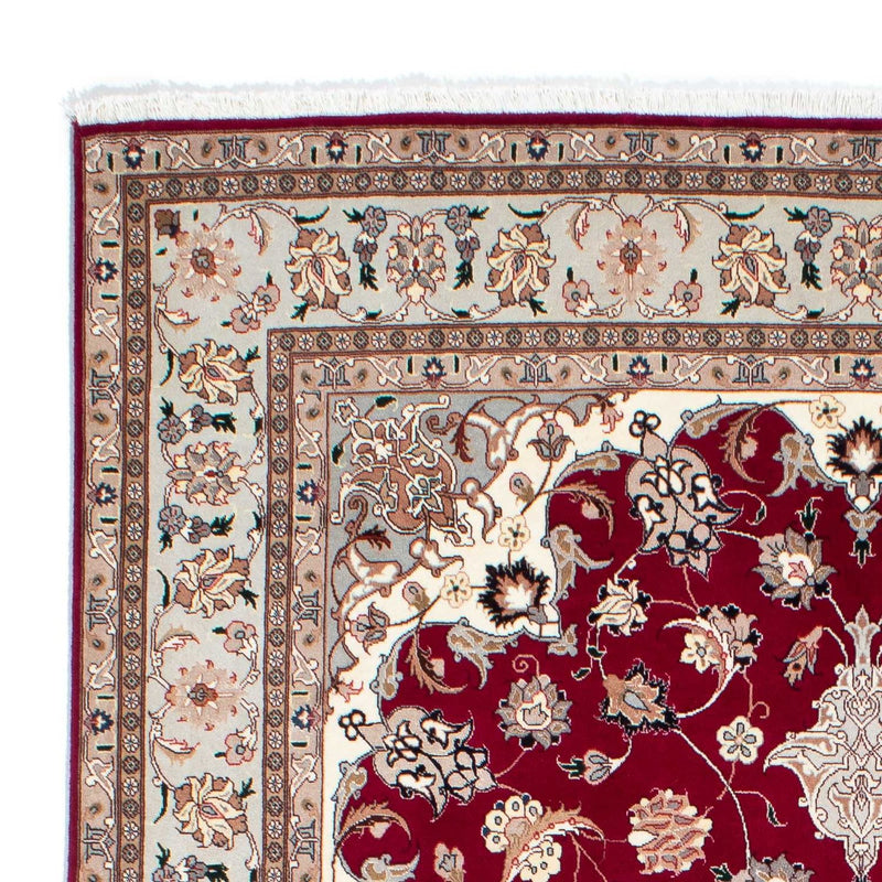Tapis persan - Tabriz - Royal - 238 x 166 cm - rouge foncé