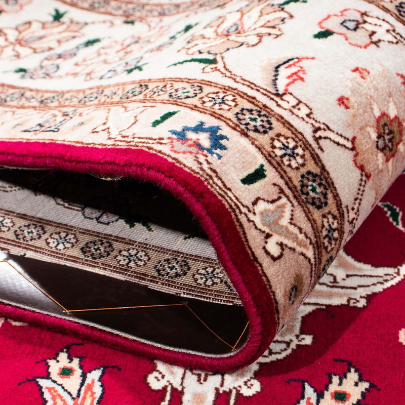 Tapis persan - Tabriz - Royal - 238 x 166 cm - rouge foncé