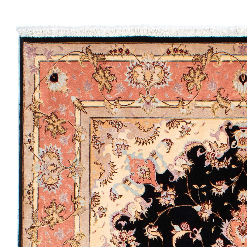 Tapis persan - Tabriz - Royal - 238 x 170 cm - bleu foncé