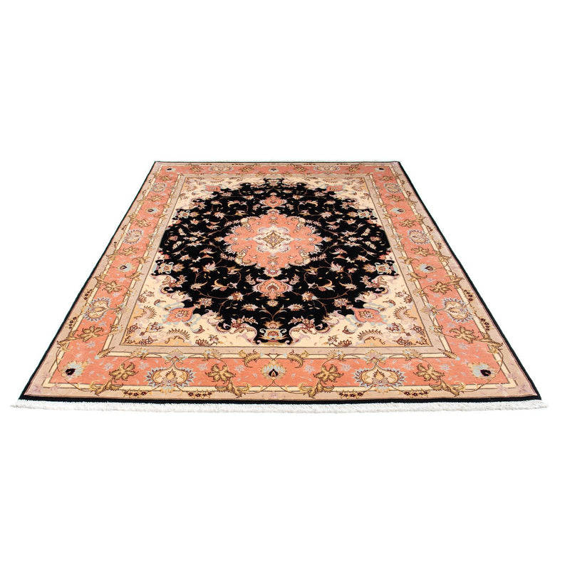 Tapis persan - Tabriz - Royal - 238 x 170 cm - bleu foncé