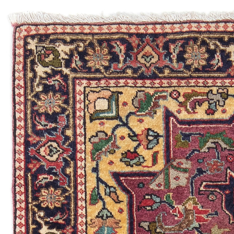 Tapis persan - Tabriz - 84 x 60 cm - bleu foncé