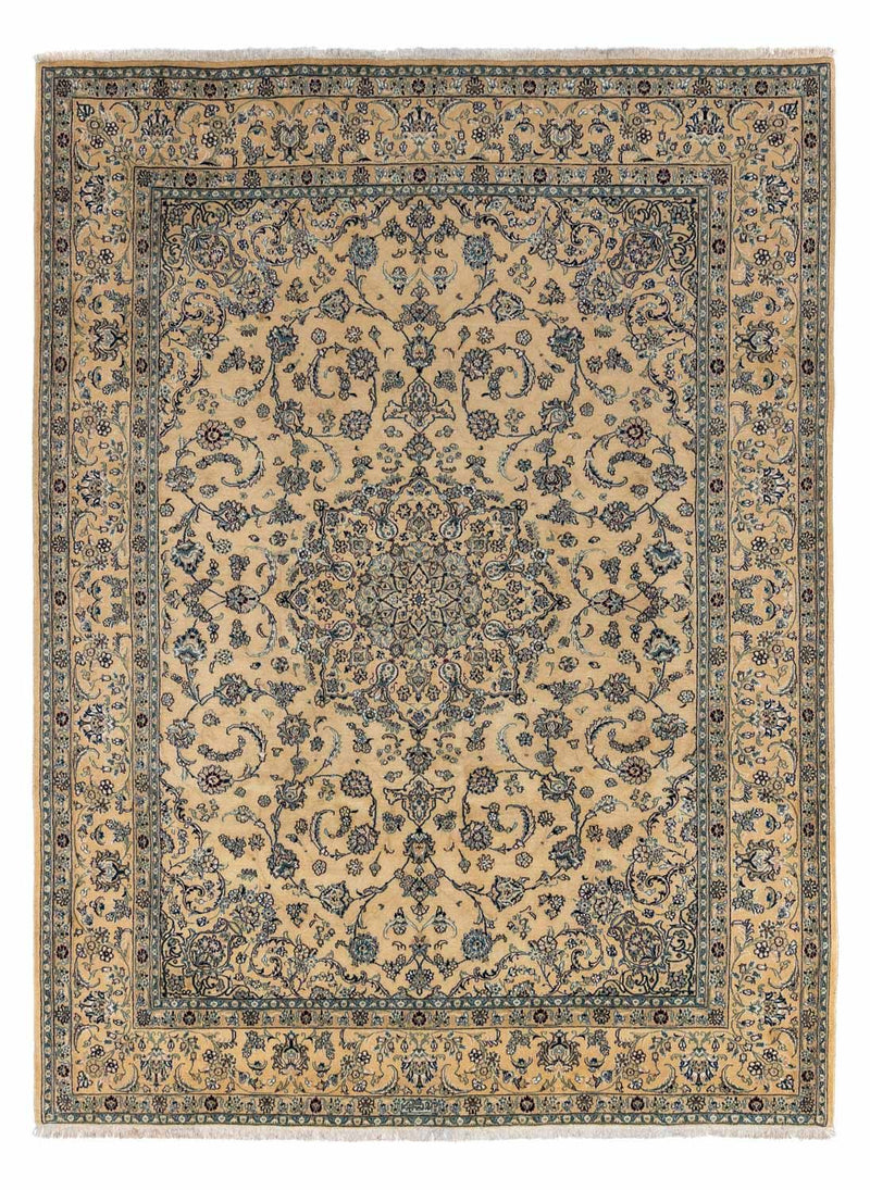 Tapis persan - Nain - Royal - 342 x 252 cm - beige