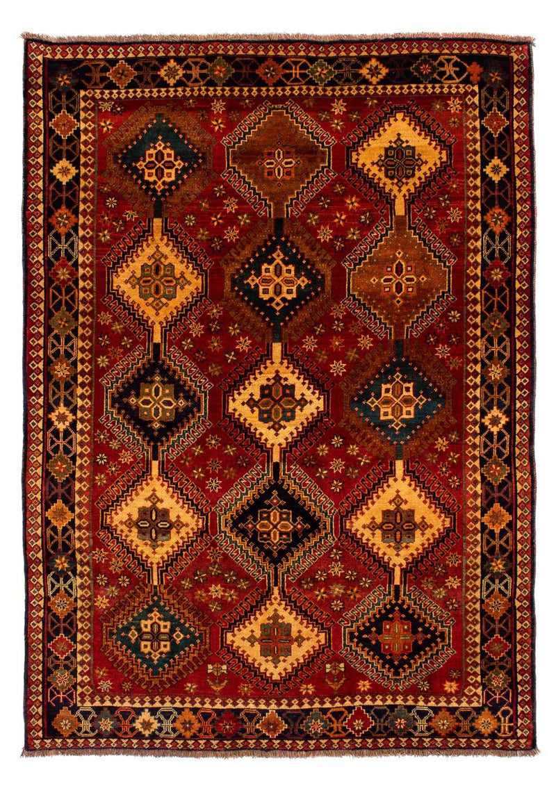 Tapis persan - Nomadic - 282 x 200 cm - rouge foncé