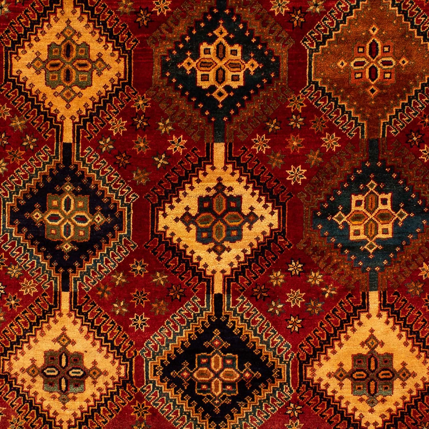 Tapis persan - Nomadic - 282 x 200 cm - rouge foncé