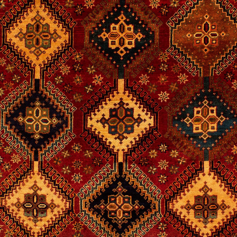 Tapis persan - Nomadic - 282 x 200 cm - rouge foncé