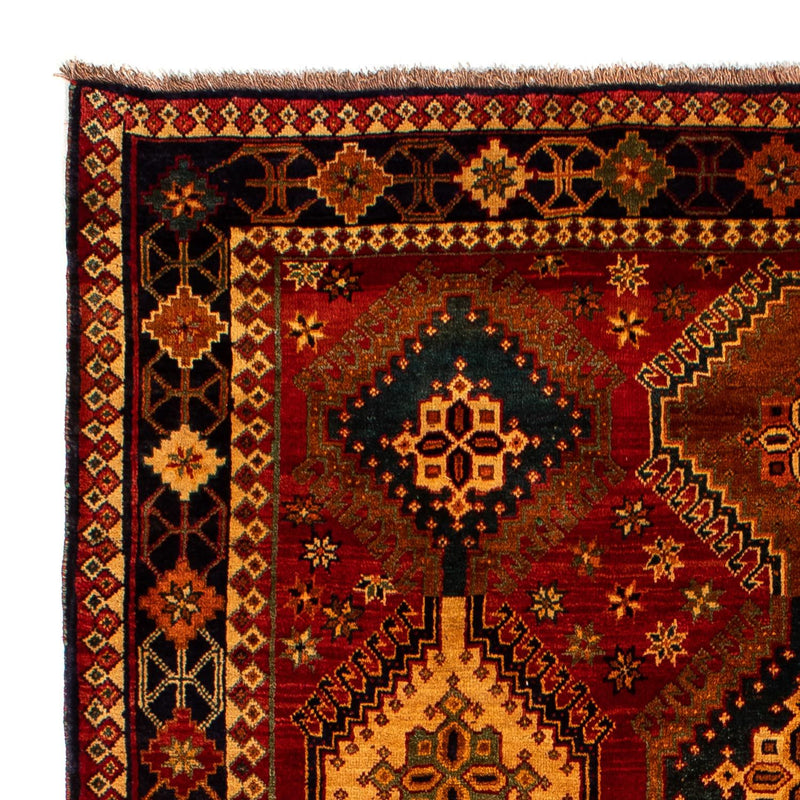 Tapis persan - Nomadic - 282 x 200 cm - rouge foncé
