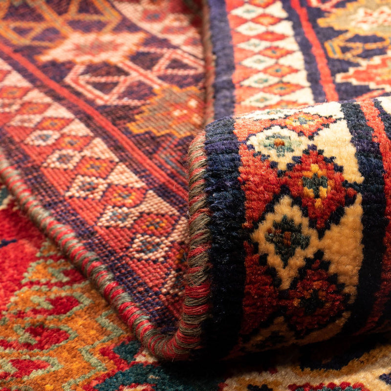 Tapis persan - Nomadic - 282 x 200 cm - rouge foncé