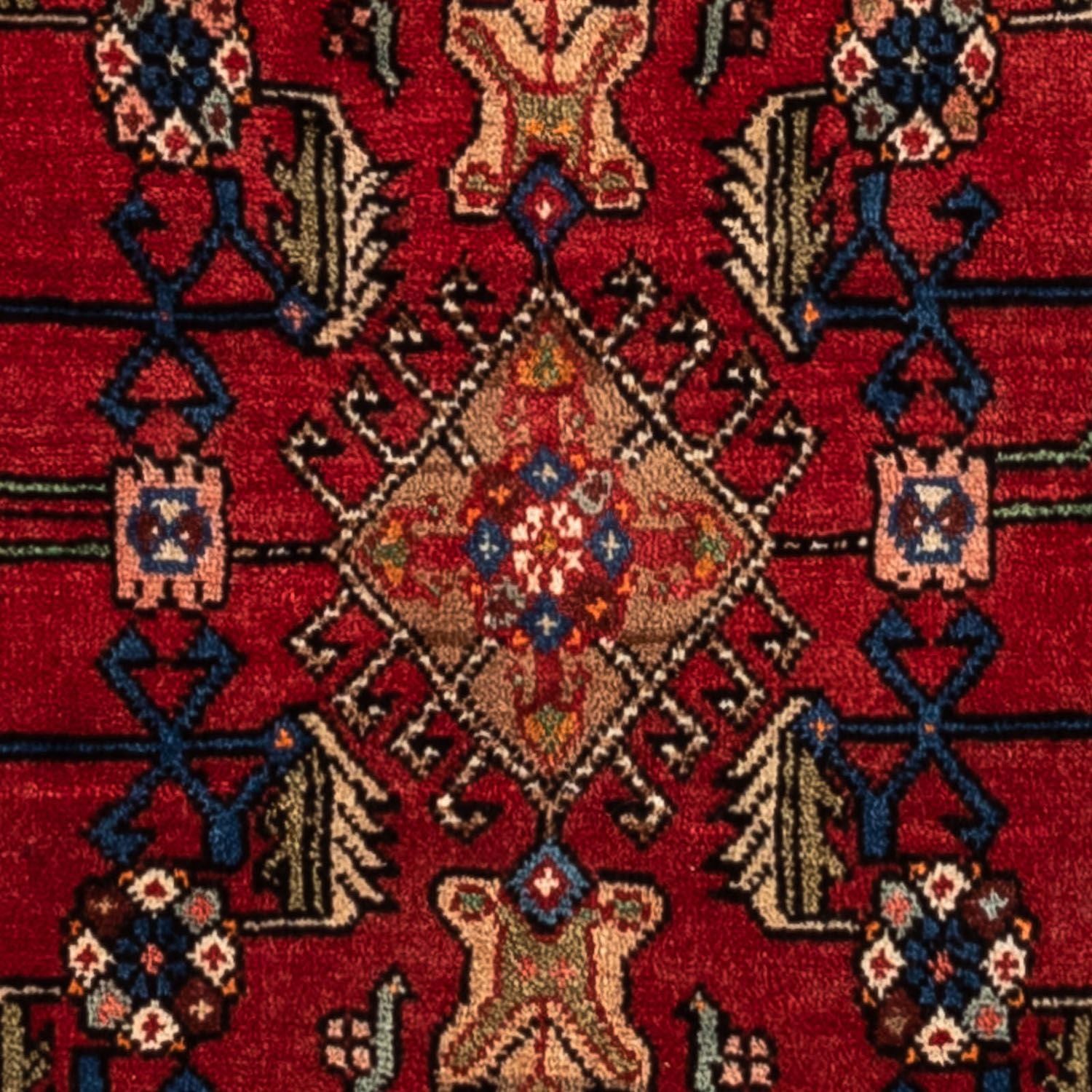 Perserteppich - Nomadic 155 x 103 cm - dunkelrot