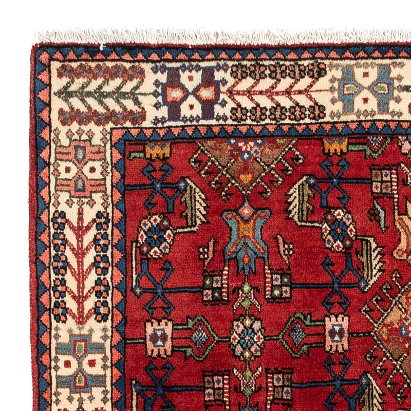 Perserteppich - Nomadic 155 x 103 cm - dunkelrot