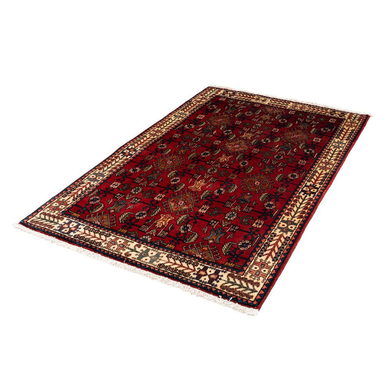 Perserteppich - Nomadic 155 x 103 cm - dunkelrot