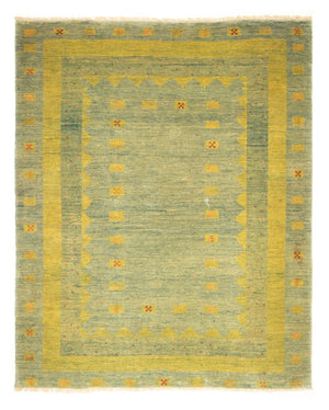 Tapis Gabbeh - Persan - 218 x 175 cm - vert clair
