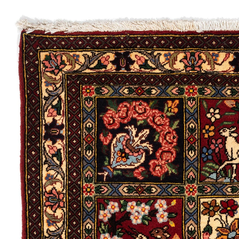 Tapis persan - Nomadic - 160 x 108 cm - rouge foncé