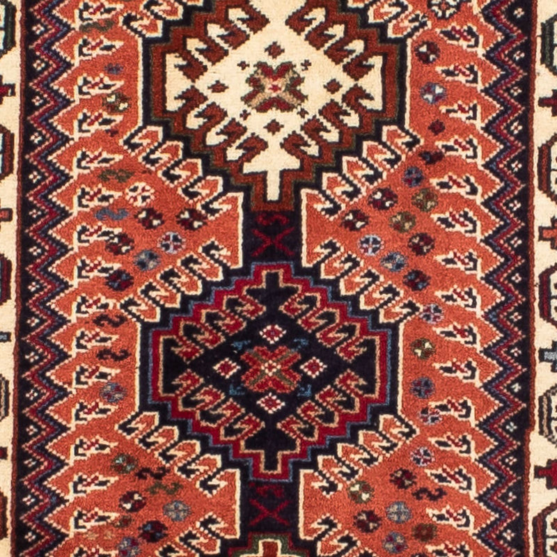 Tapis de couloir Tapis persan - Nomadic - 380 x 75 cm - rouge clair