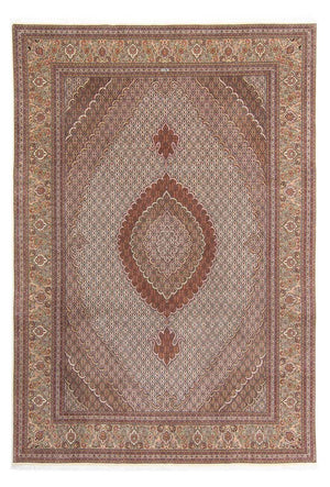 Tapis persan - Tabriz - 358 x 248 cm - marron clair