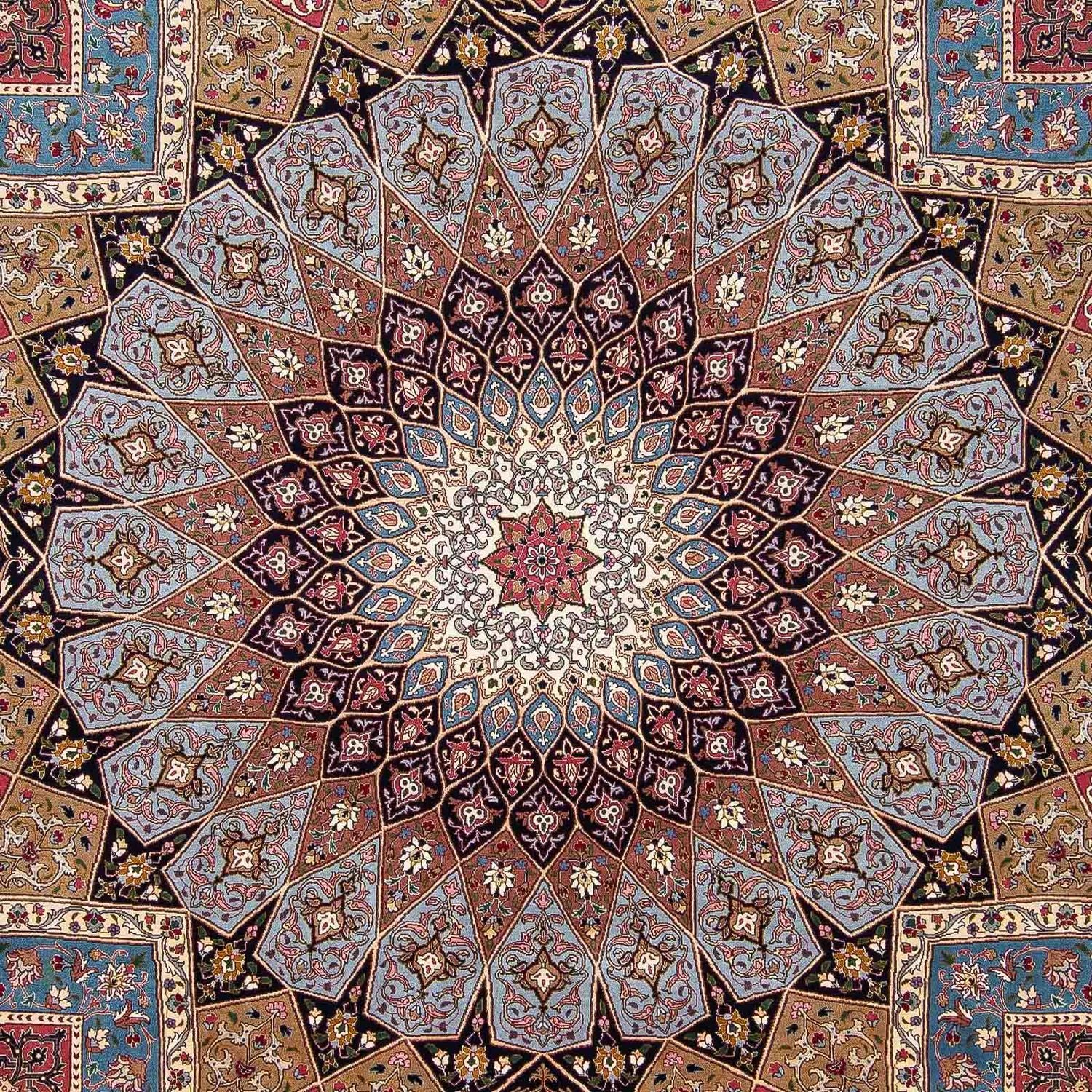 Tapis persan - Tabriz - Royal - 303 x 256 cm - multicolore