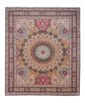 Tapis persan - Tabriz - Royal - 293 x 254 cm - multicolore