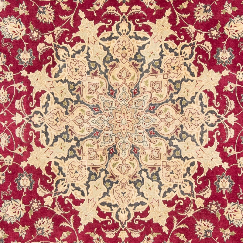 Tapis persan - Tabriz - Royal - 300 x 202 cm - rouge foncé
