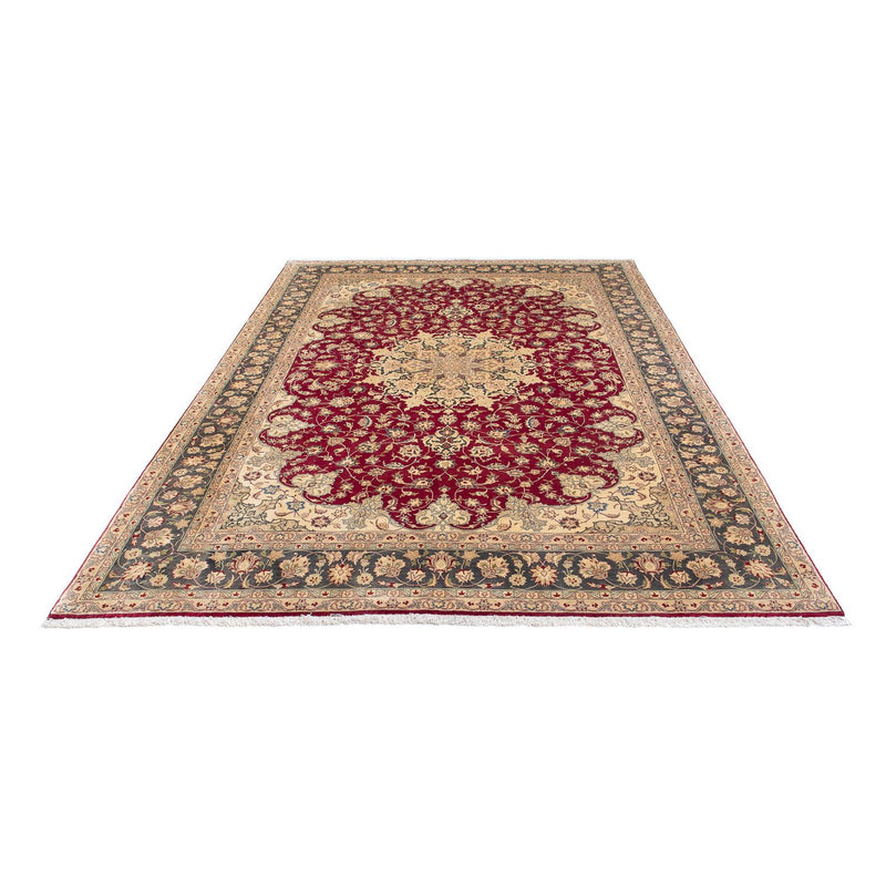Tapis persan - Tabriz - Royal - 300 x 202 cm - rouge foncé