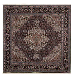 Tapis persan - Tabriz - Royal carré  - 251 x 249 cm - bleu foncé