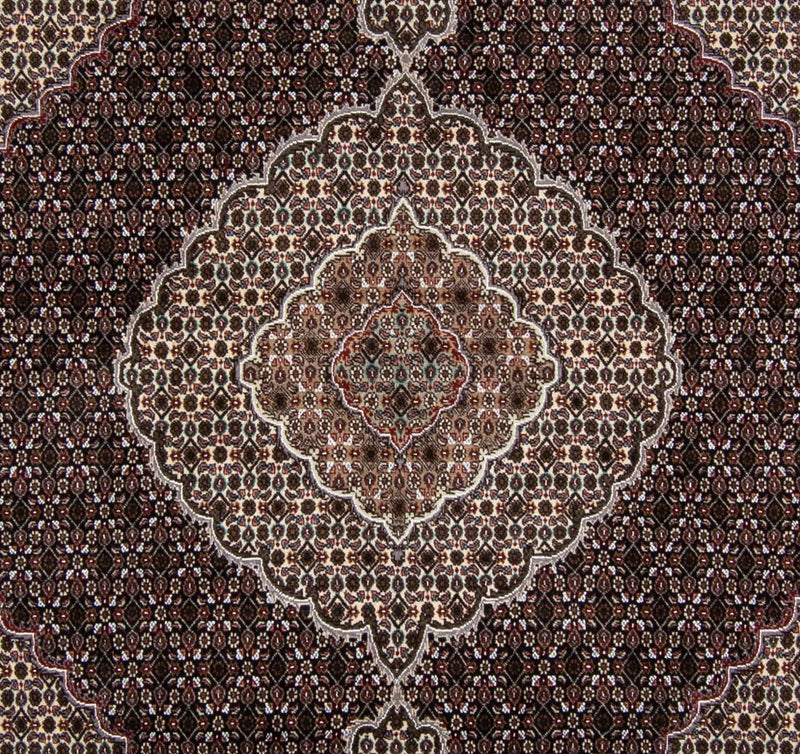 Tapis persan - Tabriz - Royal carré  - 251 x 249 cm - bleu foncé