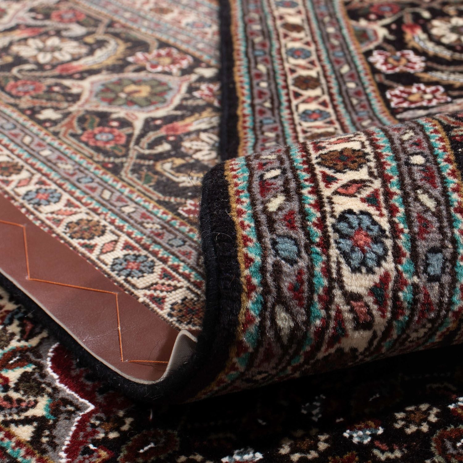 Tapis persan - Tabriz - Royal carré  - 251 x 249 cm - bleu foncé