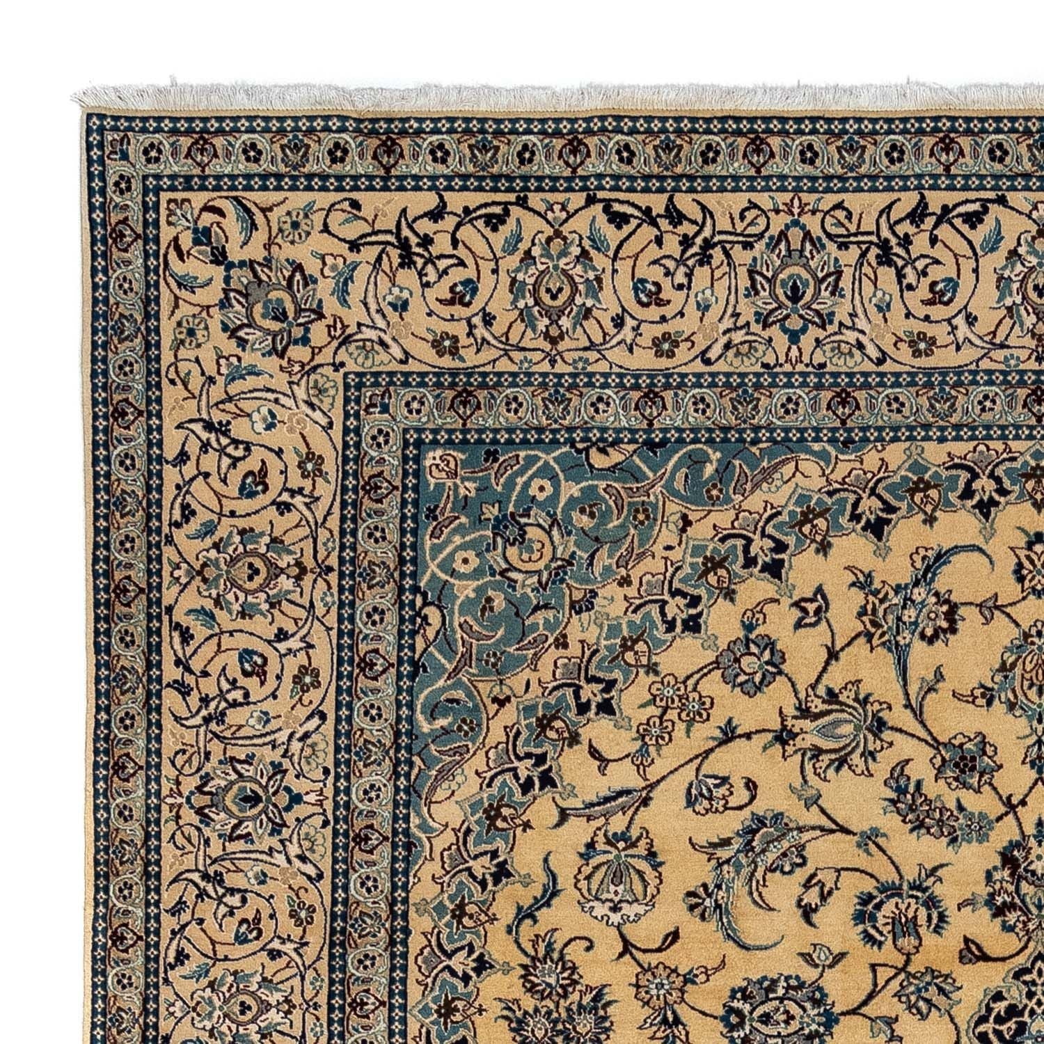 Tapis persan - Nain - Royal - 363 x 245 cm - beige