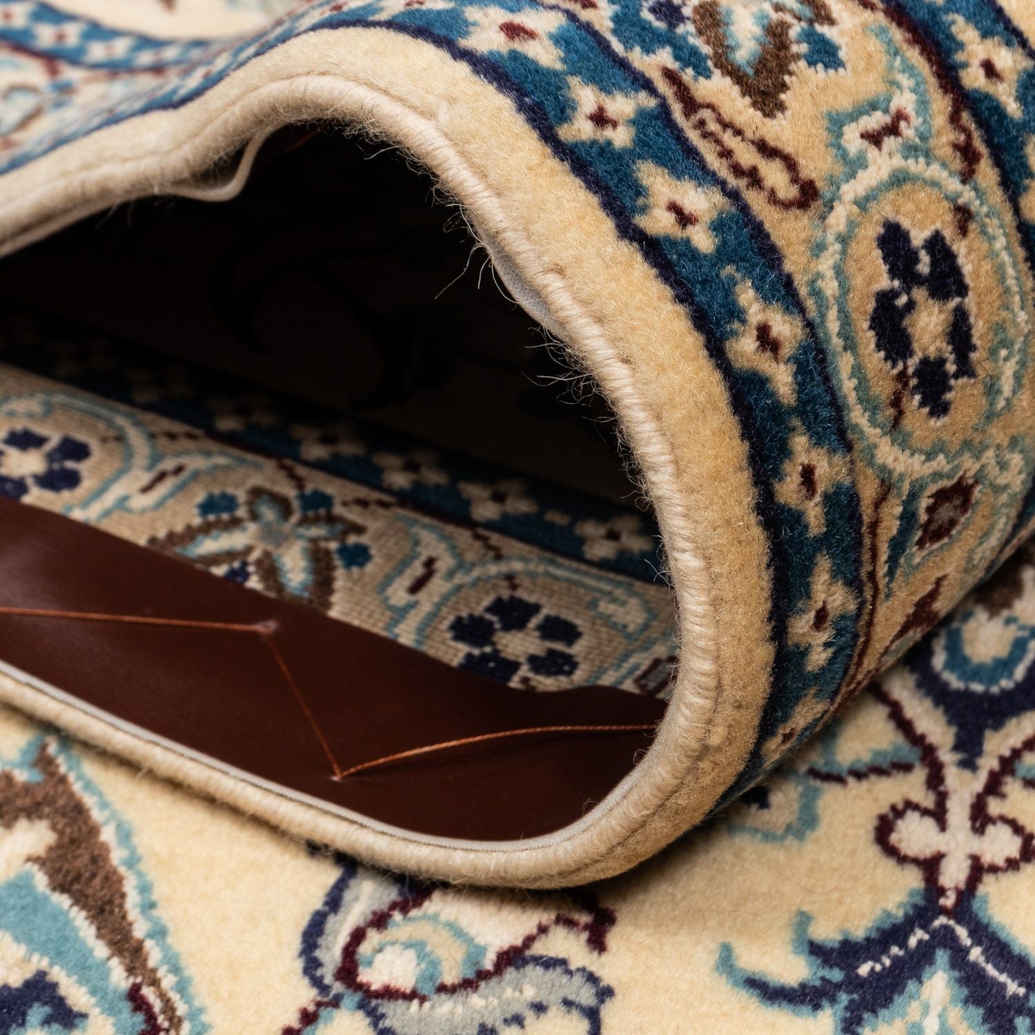 Tapis persan - Nain - Royal - 363 x 245 cm - beige