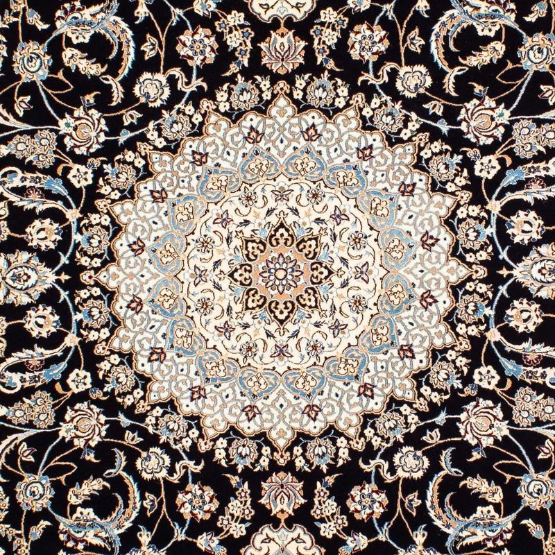 Tapis persan - Nain - Premium - 250 x 170 cm - bleu foncé