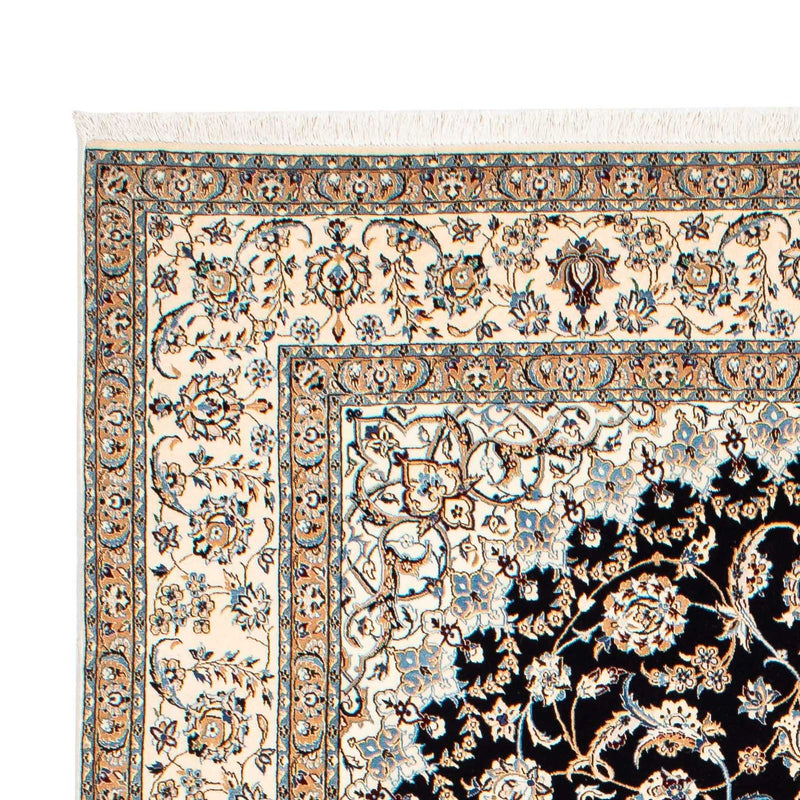 Tapis persan - Nain - Premium - 250 x 170 cm - bleu foncé