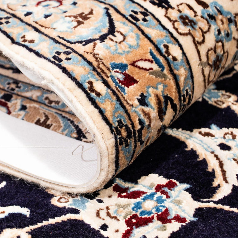 Tapis persan - Nain - Premium - 250 x 170 cm - bleu foncé