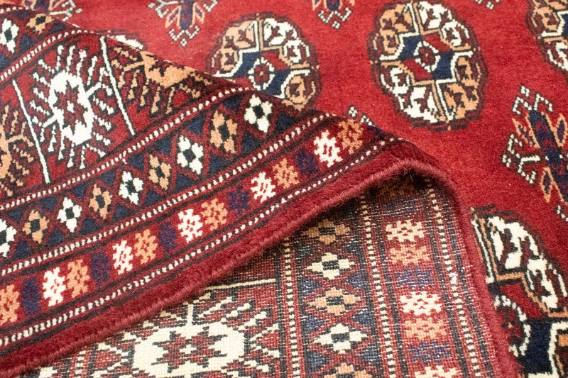 Tapis afghan - Boukhara - 186 x 121 cm - rouge
