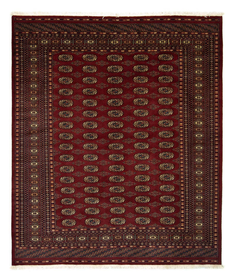 Tapis afghan - Boukhara - 240 x 203 cm - rouge