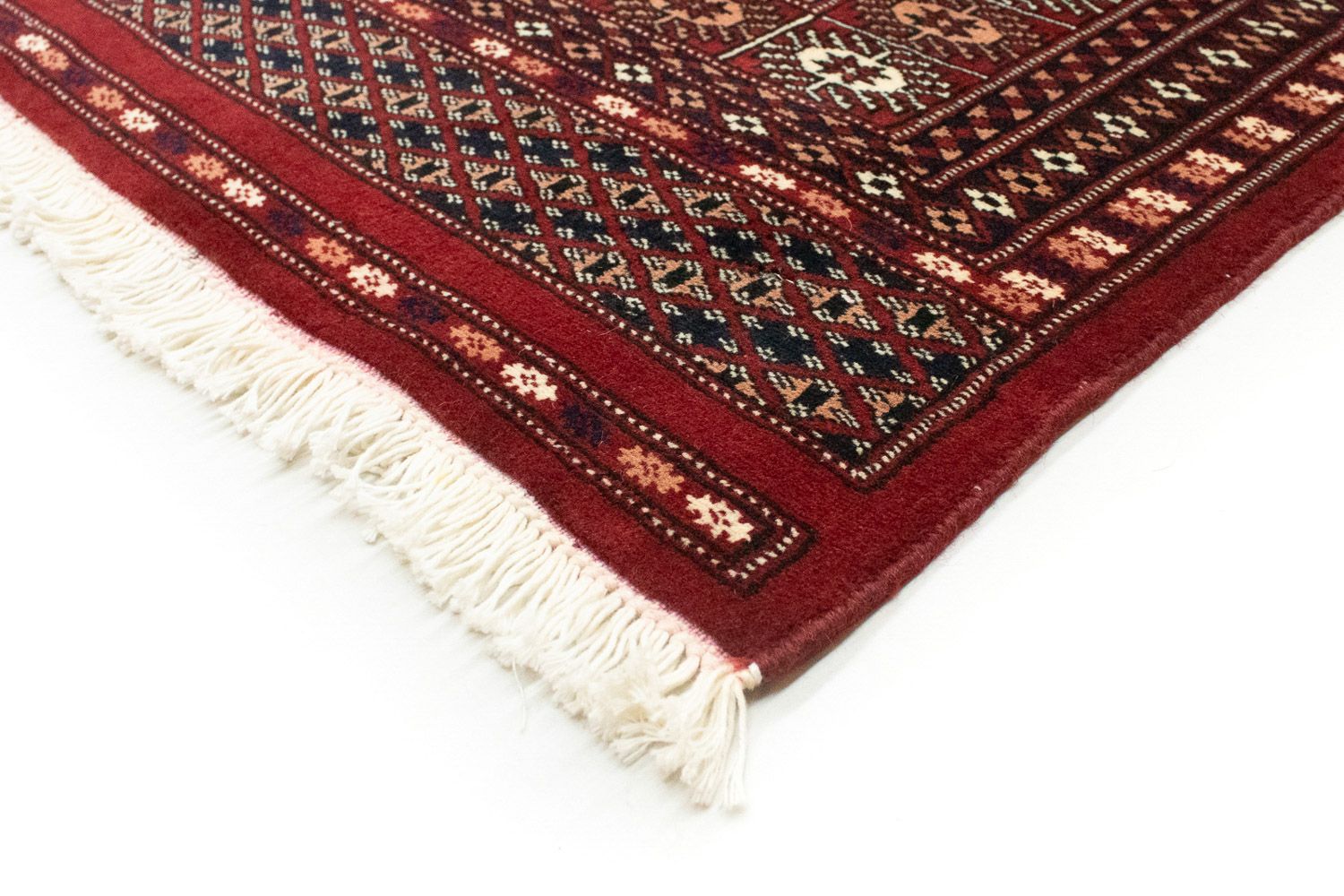 Tapis afghan - Boukhara - 238 x 200 cm - rouge