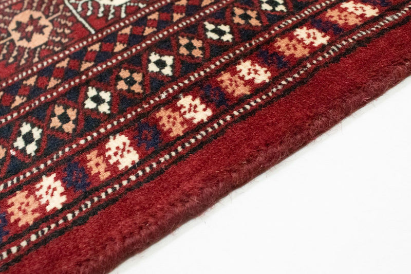 Tapis afghan - Boukhara - 238 x 200 cm - rouge