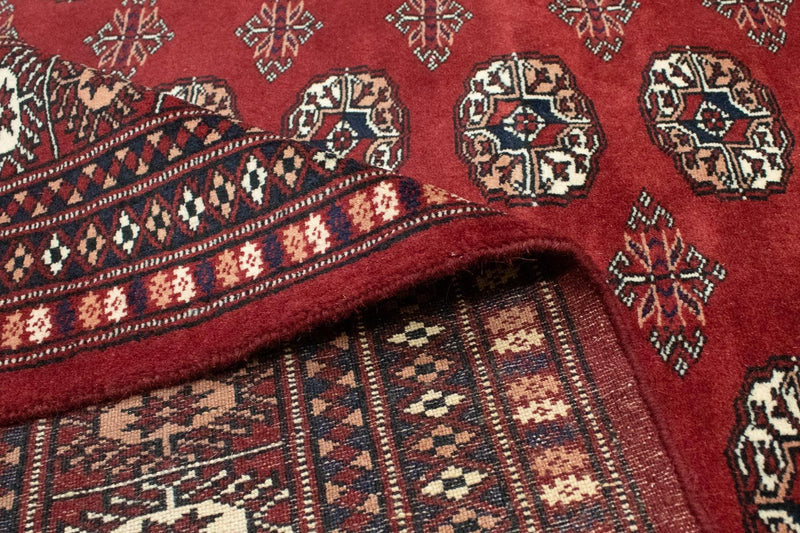 Tapis afghan - Boukhara - 238 x 200 cm - rouge