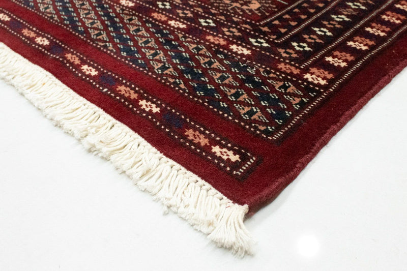 Tapis afghan - Boukhara - 240 x 200 cm - rouge