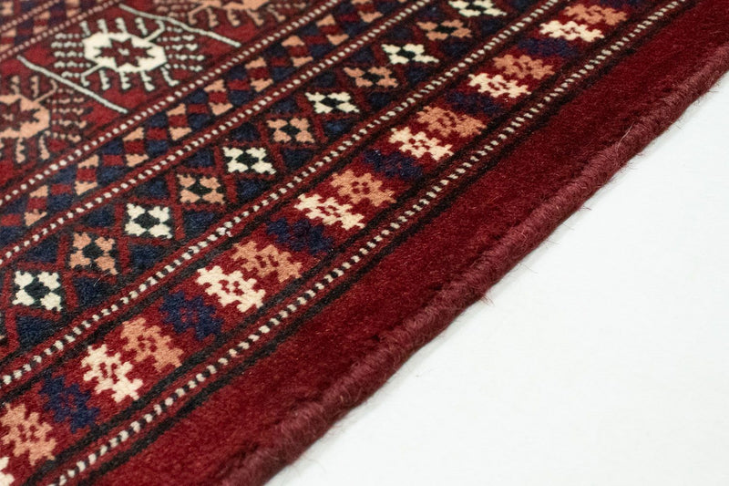 Tapis afghan - Boukhara - 240 x 200 cm - rouge
