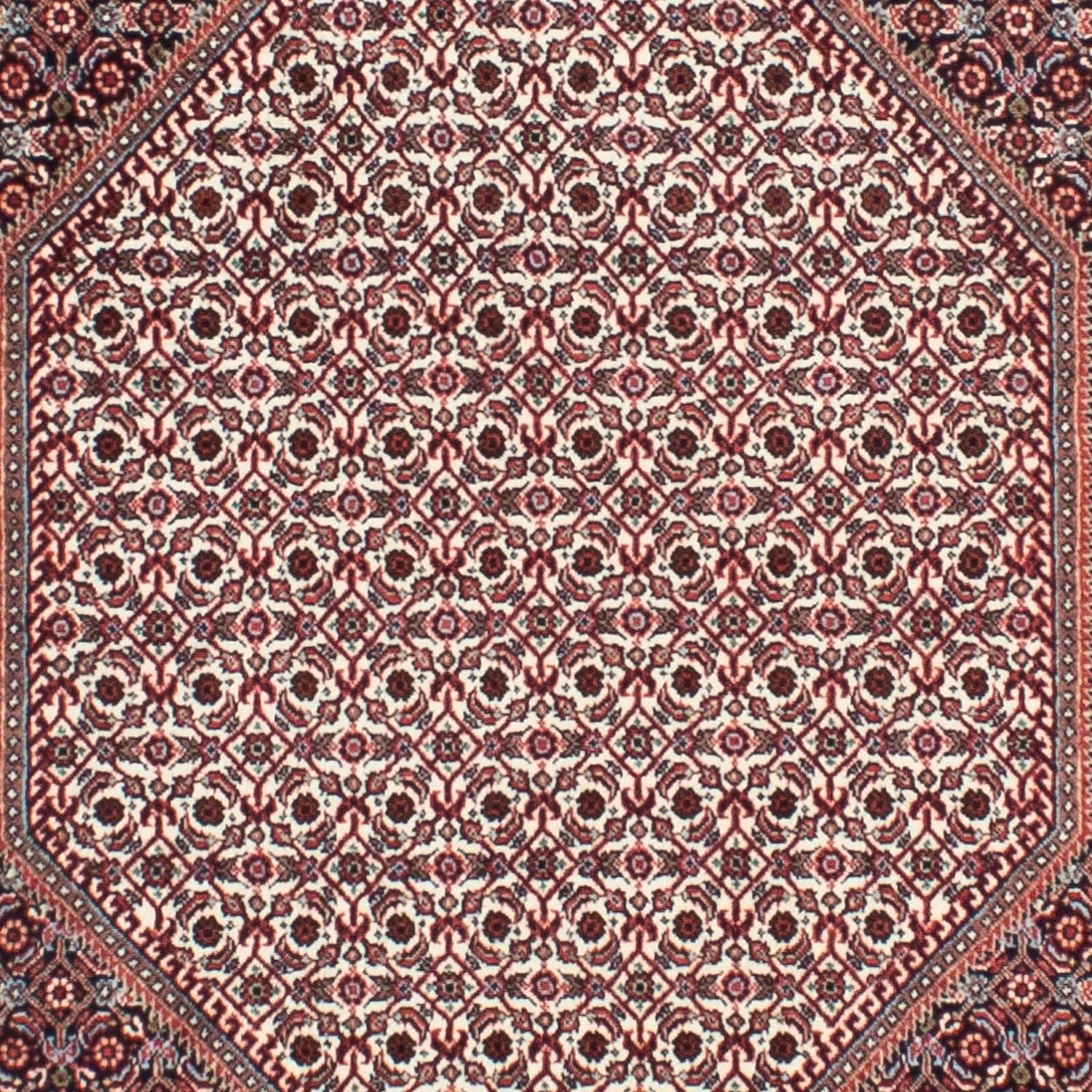 Tapis de couloir Tapis persan - Bidjar - 318 x 83 cm - beige
