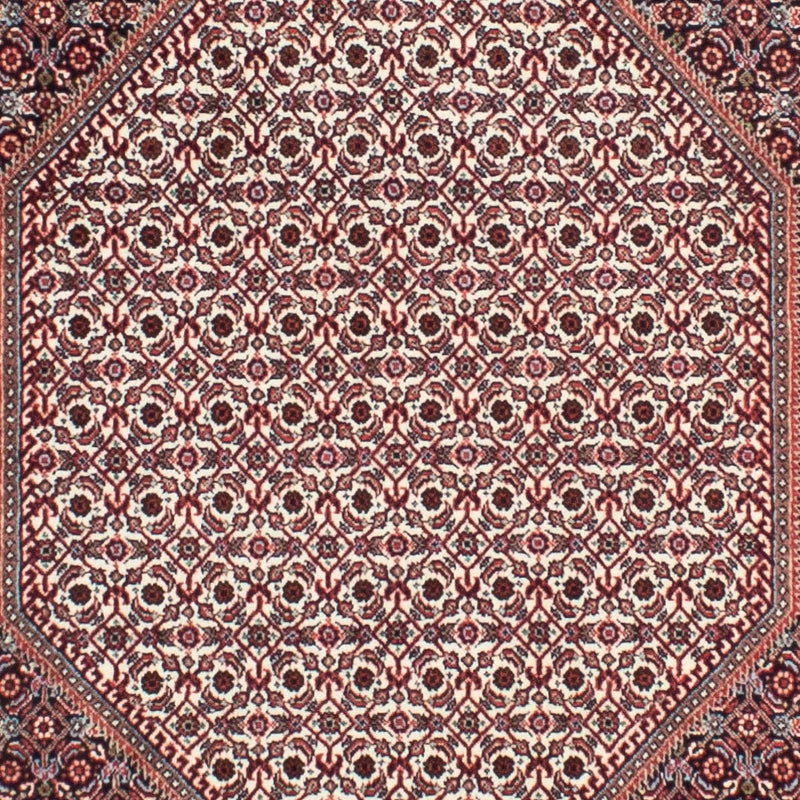 Tapis de couloir Tapis persan - Bidjar - 318 x 83 cm - beige
