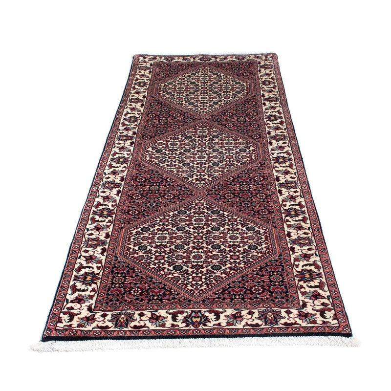 Tapis de couloir Tapis persan - Bidjar - 196 x 75 cm - bleu foncé