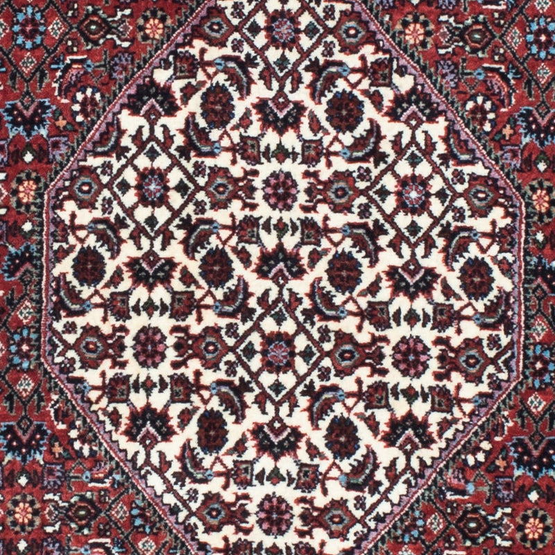 Tapis de couloir Tapis persan - Bidjar - 203 x 70 cm - bleu foncé