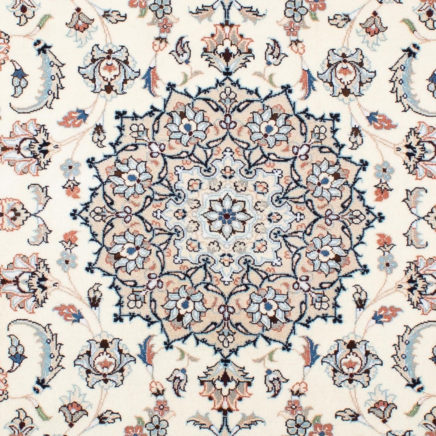 Tapis persan - Nain - Royal - 197 x 137 cm - beige