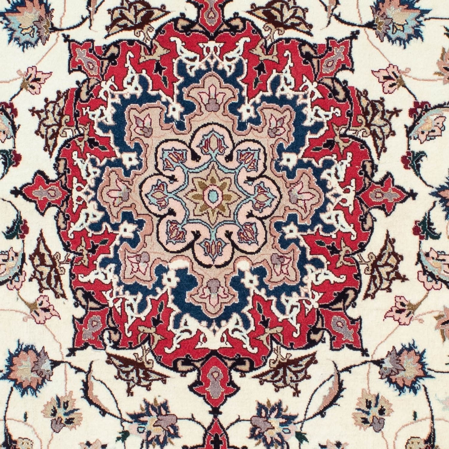 Tapis persan - Tabriz - Royal - 212 x 154 cm - beige