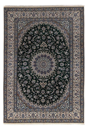 Perserteppich - Ghom 352 x 241 cm - schwarz