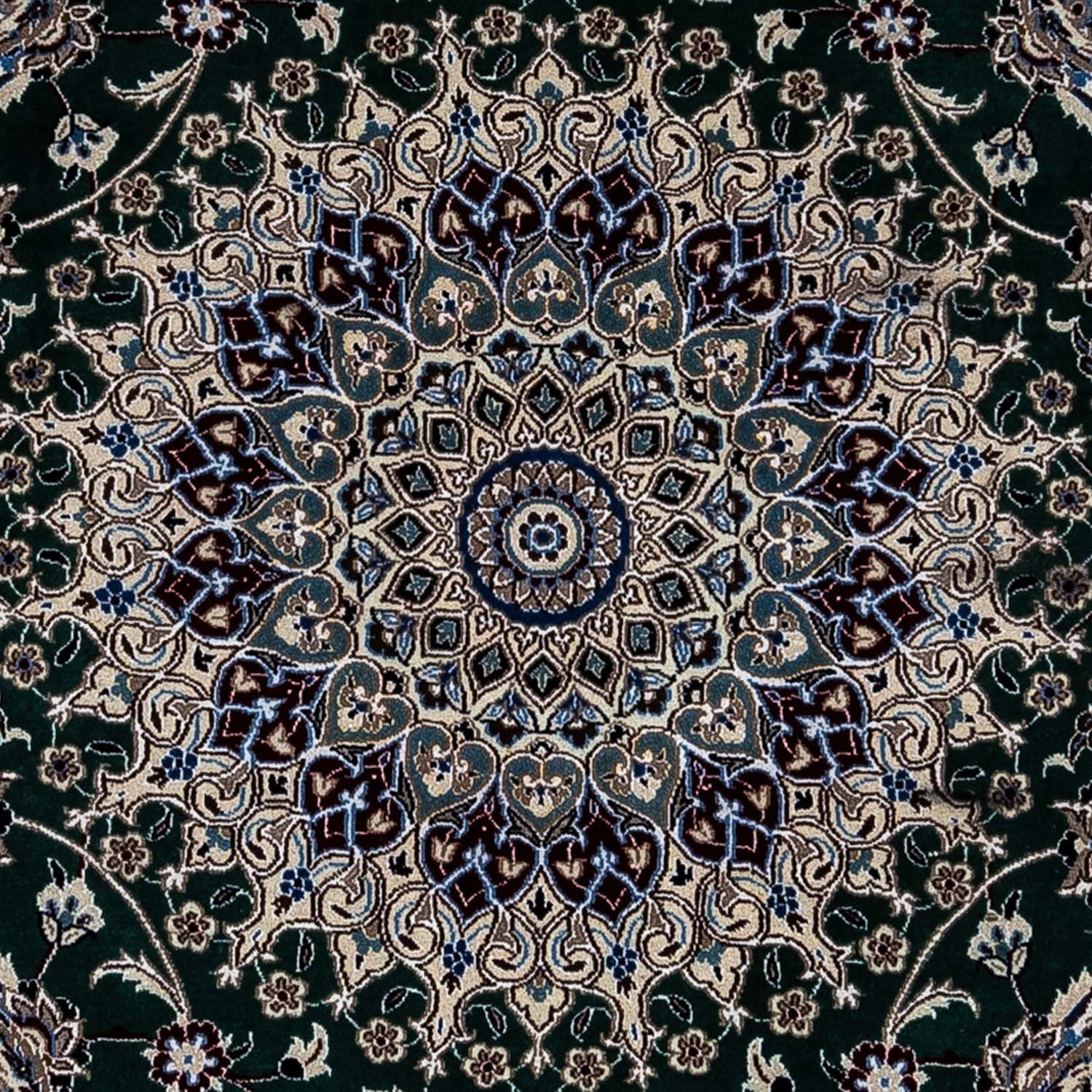 Perserteppich - Ghom 352 x 241 cm - schwarz