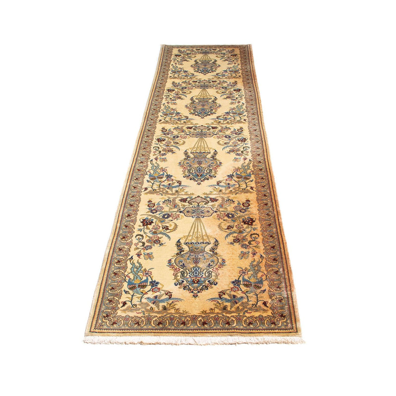 Tapis de couloir Tapis persan - Royal - 292 x 70 cm - beige