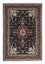 Tapis persan - Ghom - 213 x 141 cm - bleu foncé