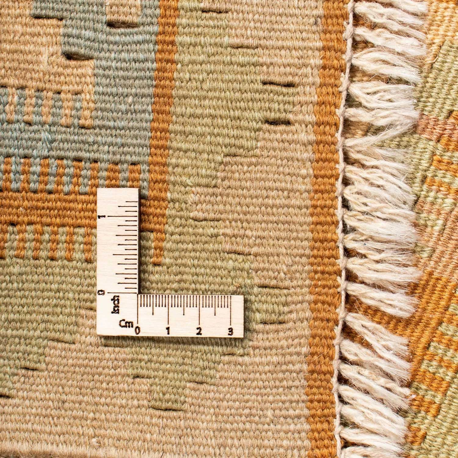 Tapis Kelim - Oriental - 195 x 156 cm - marron clair